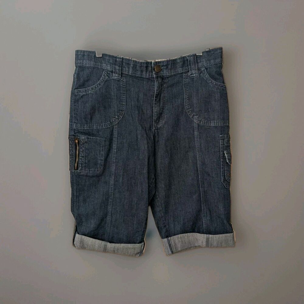 Riders By: Lee Jeans Women's 14M Blue Mid-Rise Capri Denim Pants